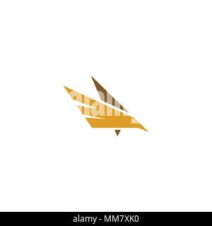 Eagle Logo, fliegender Vogel Icons, Vektorgrafiken. Stock Vektor