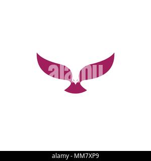 Vogel-Logo, fliegender Vogel Icons, Vektorgrafiken. Stock Vektor