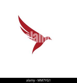 Bird Logo, Vogel, Symbol, kreative Grafik Design, Vector Icons. Stock Vektor