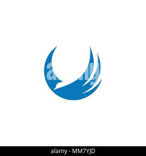 Bird Logo, Vogel, Symbol, kreative Grafik Design, Vector Icons. Stock Vektor