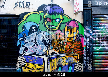 Graffiti Hoxton London UK Stockfoto