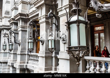 Mexiko-Stadt, Cuauhtemoc, Mexikanisch, Hispanic, Centro historico, historisches Zentrum, Museo Nacional de Arte MUNAL National Museum of Art, alter Palast von Comm Stockfoto