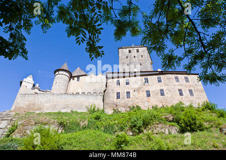Gotický Hrad Kost u Sobotky, Cesky Raj, Ceska Republika/gotischen Burg Kost in der Nähe der Stadt Sobotka, böhmische Paradiise, Tschechische Republik Stockfoto