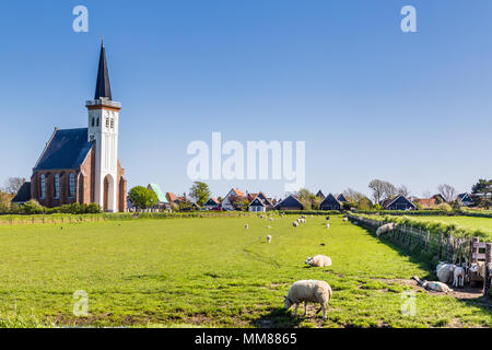 Skyline Den Hoorn Texel in den Niederlanden Stockfoto