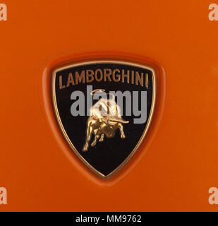 Lamborghini Auto Marque Stockfoto