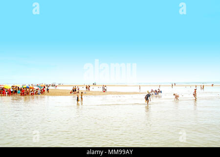 Areia Vermelha Insel, Areia Vermelha Strand, Areia Vermelha Marine State Park, Cabedelo, Paraiba, Brasilien Stockfoto