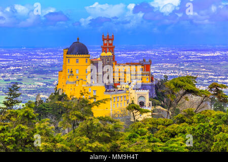 Schöne Pena National Palace. Sintra, Portugal Stockfoto