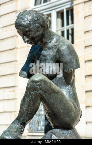 Das Rodin Museum in Paris - Denkmal für James McNeill Whistler Stockfoto