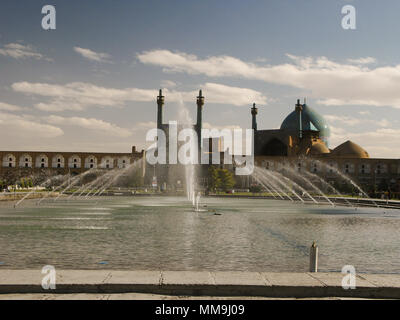 Naqsh-e Jahan Square aka Imam Square und Shah Moschee, Esfahan, Iran Stockfoto