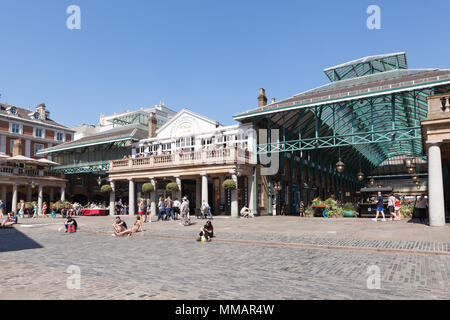 Berühmte überdachte Märkte in Covent Garden. Stockfoto