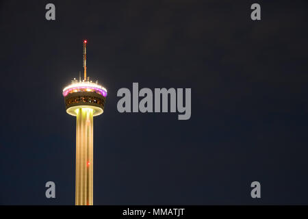 Fieesta San Antonio öffnung Nacht Feier Stockfoto