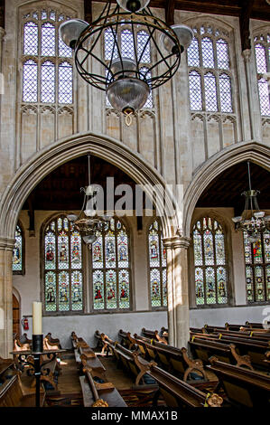 Kirche der Heiligen Dreifaltigkeit in Long Melford (Suffolk, England) Stockfoto