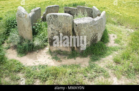 Dolmen von Cerca del Marco alte Gebäude in der Nähe von magalithic Magacela in Extremadura. Spanien Stockfoto