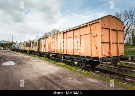 Alten Bahnhof, Midlands Railway Museum, Großbritannien Stockfoto