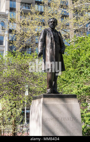 Roscoe Volunteers Statue, Madison Square Garden, New York Stockfoto