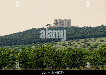 Castel del Monte, Schloss in Apulien, Italien Stockfoto