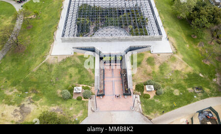 Die George C Seite Museum von La Brea Entdeckungen, La Brea Tar Pits, Los Angeles, Kalifornien Stockfoto