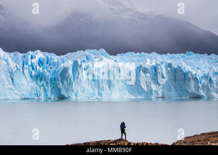 Perito Moreno-Gletscher, Parque Nacional Los Glaciares, Argentinien Stockfoto