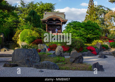 Ein faszinierendes Bild von der Japanische Garten in Kew Gardens; London, England Stockfoto