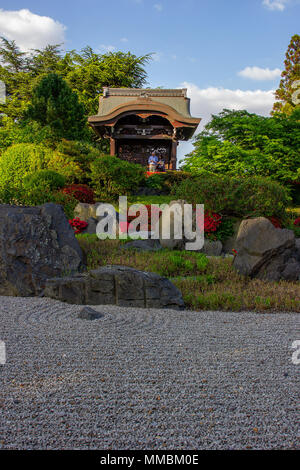 Ein faszinierendes Bild von der Japanische Garten in Kew Gardens; London, England Stockfoto