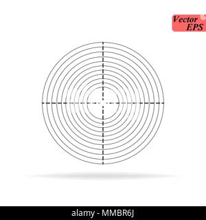Ziel Ziel Ziel Symbol Symbol, Vektor-target Abbildung Stock Vektor