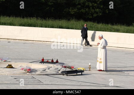 Mai 24, 2009 - Cassino - Frosinone - Italien - Der Besuch von Papst Benedikt XVI. in Cassino Stockfoto