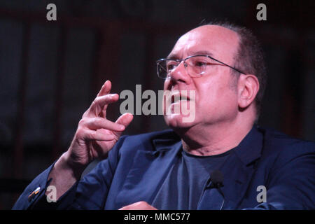 Carlo Verdone in Roccasecca Gast des Abends treffen mit dem Thema Juli 25, 2014 Stockfoto