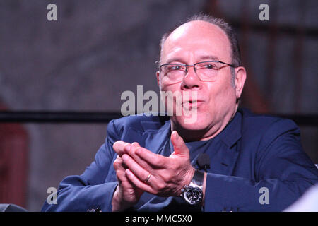 Carlo Verdone in Roccasecca Gast des Abends treffen mit dem Thema Juli 25, 2014 Stockfoto