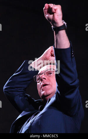 Carlo Verdone in Roccasecca Gast des Abends treffen mit dem Thema Juli 25, 2014 Stockfoto