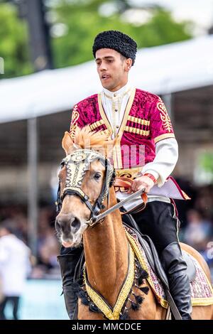Windsor, Großbritannien. 10. Mai 2018. Tag 2. Royal Windsor Horse Show. Windsor. Berkshire. UK. 10.05.2018. Credit: Sport in Bildern/Alamy leben Nachrichten Stockfoto