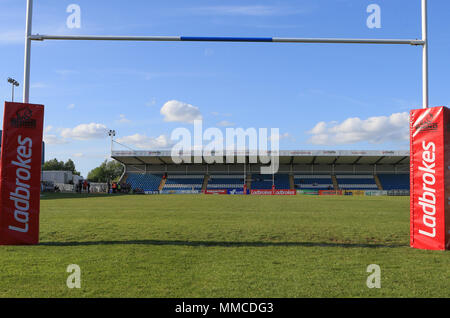 Wakefield, Yorkshire, UK. 10. Mai 2018, L.D. Ernährung Stadion, England; Ladbrokes Challenge Cup Runde 6, Rugby League, Featherstone Rover v-Rumpf FC; Quelle: News Images/Alamy leben Nachrichten Stockfoto