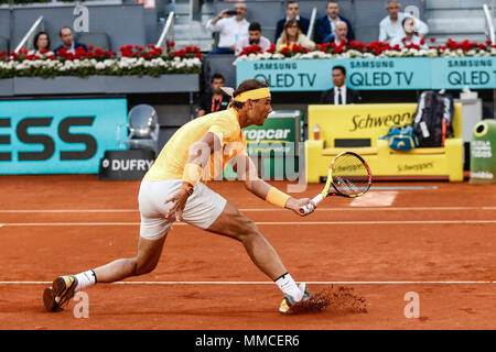 Madrid, Spanien. 10. Mai, 2018. Manzanares Park Tennis Centre, Madrid, Spanien; Mutua Madrid Open Tennis; Rafael Nadal (ESP) an der Netto: Aktion Plus Sport Bilder/Alamy leben Nachrichten Stockfoto