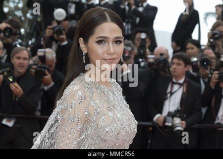 Araya Hargate besucht die Premiere von 'Sorry, Engel' während der 71St Cannes Film Festival im Palais des Festivals in Cannes, Frankreich, am 10. Mai 2018. | Verwendung weltweit Stockfoto