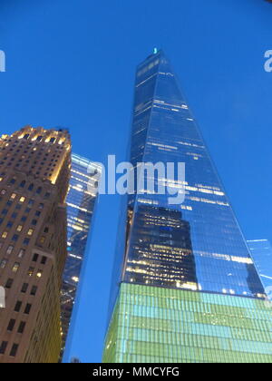 Das One World Trade Center von Architekt David Childs, New York City konzipiert Stockfoto