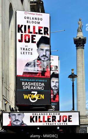 London, England, UK. "Killer Joe" starrte Orlando Bloom am Trafalgar Studios, Whitehall (Mai 2018) Stockfoto