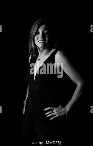 Chelsea Ladies Fran Kirby stellt nach Erhalt der FWA Frauen Fußballer des Jahres 2018 Auszeichnungen während der Fwa Fußballer des Jahres Abendessen im Landmark Hotel, London. Stockfoto