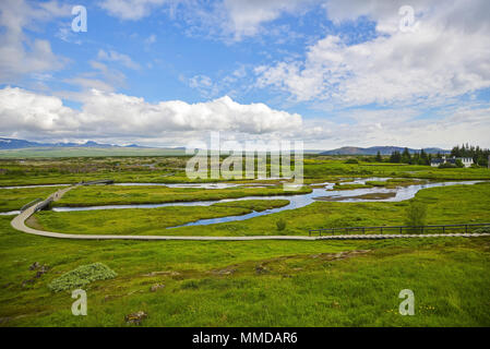 Island Querformat Stockfoto