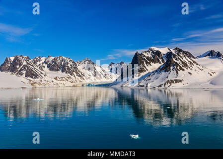 Svalbarden Fjorde Magdalenafjord Stockfoto