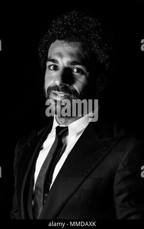 Liverpools Mohamed Salah stellt nach Erhalt seiner FWA Fußballer des Jahres 2018 während der Fwa Fußballer des Jahres Abendessen im Landmark Hotel, London. PRESS ASSOCIATION Foto. Bild Datum: Donnerstag, Mai 10, 2018. Photo Credit: Steven Paston/PA-Kabel Stockfoto