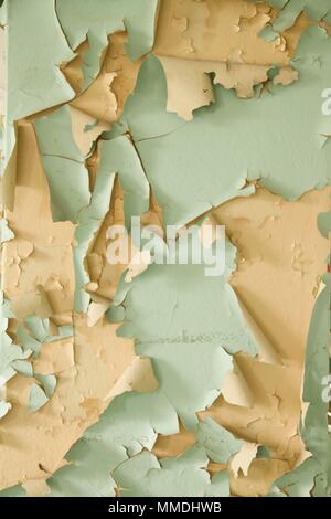 Ein Bild oder ein Bild mit Peeling oder durchgebrannt Lackierung als Hintergrundbild Stockfoto