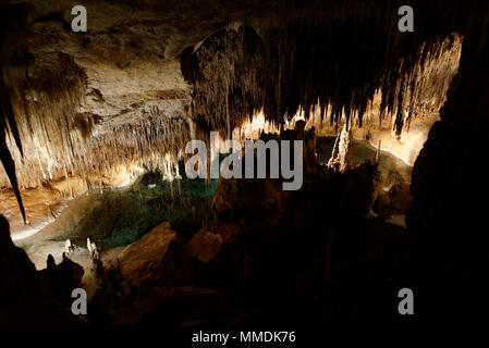 Drachenhöhlen in Palma de Malorca Stockfoto