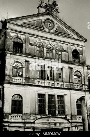 Das Old Customs House baufälligen Gebäude in Bangkok in Thailand in Südostasien im Fernen Osten. Architektur Geschichte historische Verfall Colonial Stockfoto