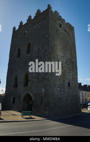 Das Tower House schloss, König John, Kilmallock Stockfoto