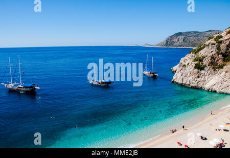 Strand Kaputas, Türkei Stockfoto