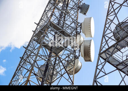 Handy Antenne oder Antenne Tower für GSM- und UMTS-Mobiltelefon-Getriebe verwendet Stockfoto