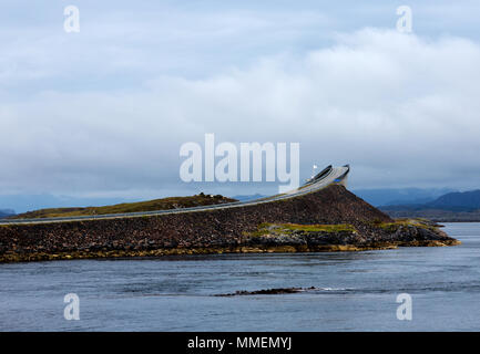 Norwegen - Atlantic Ocean Road - Atlantik Straße. Atlantikstraße Stockfoto