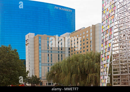 JW Marriott Hotel in Downtown Indianapolis Indiana Stockfoto