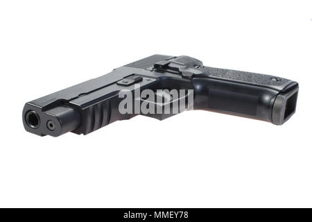 Hand gun isoliert Stockfoto