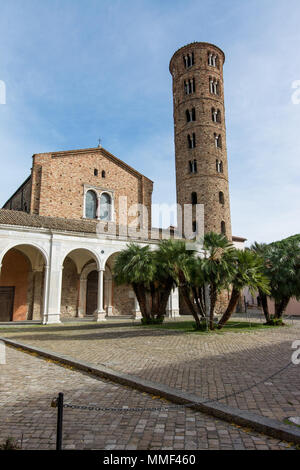 Basilica di Sant Apollinare Nuovo - Kirche aus dem 6. Jahrhundert, Ravenna, Italien Stockfoto