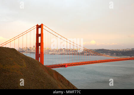 Die Golden Gate Bridge in San Francisco, Kalifornien, USA Stockfoto